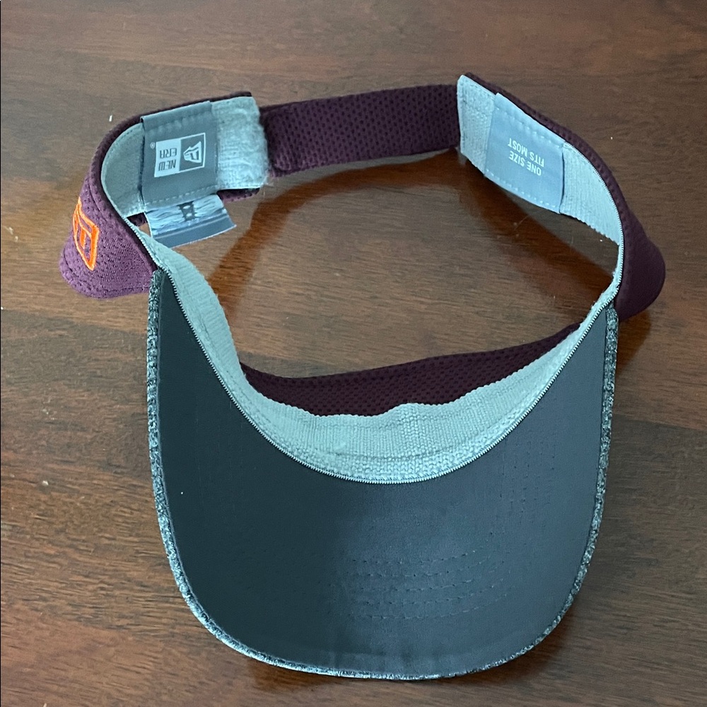 New Era Maroon and Gray Women's Visor - Picture 8 of 9